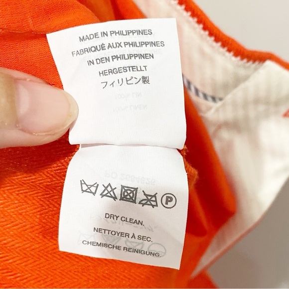 J.CREW Novelty Linen Gazebo Wide Leg Crop Pants Size 6 Coastal Colorful Preppy - Picture 7 of 8